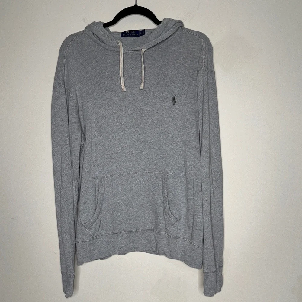 Polo Ralph Lauren Men’s Gray Hoodie Sweatshirt Size L